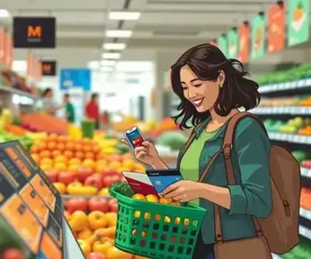 Quais cartões o Mercado Dia aceita
